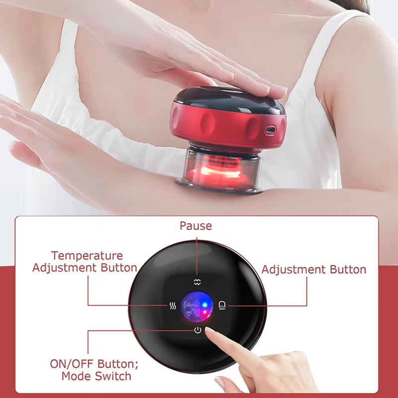 Smart Electric Vacuum Cupping Heating Suction Cup